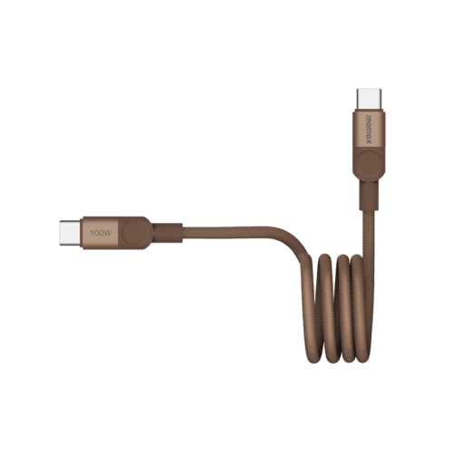 Momax Mag Link USB-C to USB-C Magnetic Cable 100W 1m - Gold