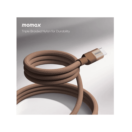 Momax Mag Link USB-C to USB-C Magnetic Cable 100W 1m - Gold
