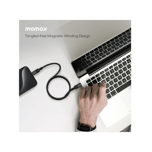 Momax Mag Link USB-C to USB-C Magnetic Cable 100W 1m - Gold