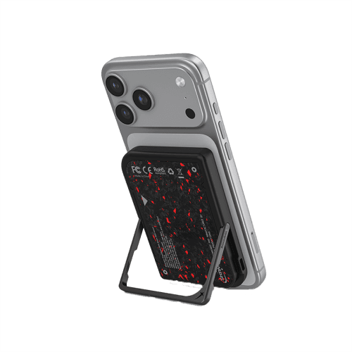SkinArma Vektor 20W PD 5000mAh Magnetic Power Bank With Smart Kick Stand - Black