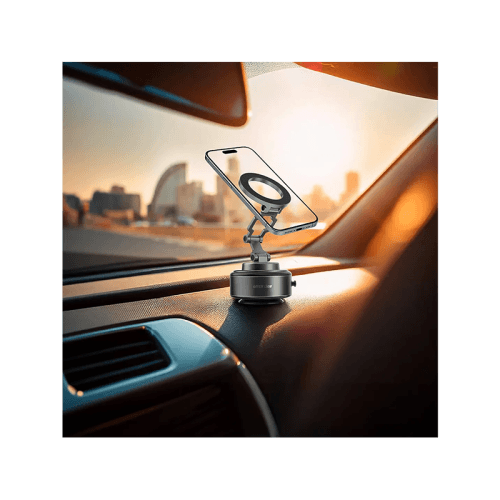 Green Lion GX-30 360° Rotation MagSafe Auto Suction Phone Holder - Matte Black