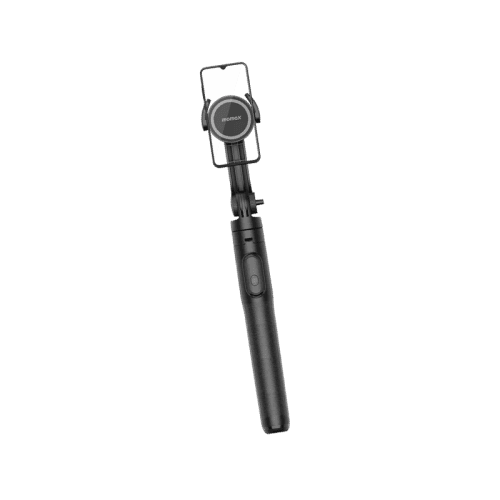 Momax 1-Snap Pole Magnetic Tripod Selfie Stick with Wireless Remote - Black