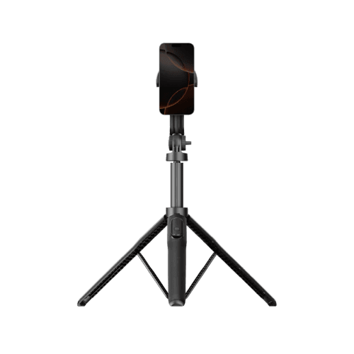Momax 1-Snap Pole Magnetic Tripod Selfie Stick with Wireless Remote - Black