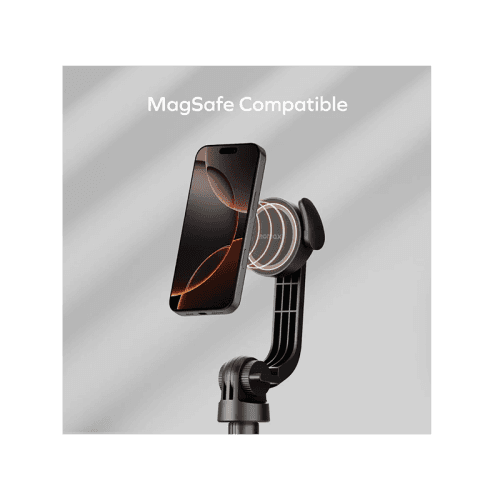 Momax 1-Snap Pole Magnetic Tripod Selfie Stick with Wireless Remote - Black