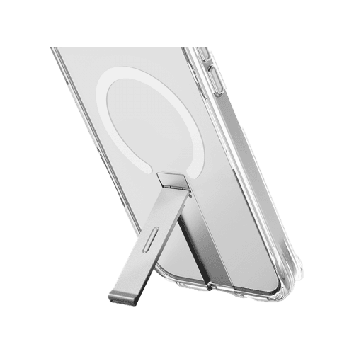 Uniq Hybrid Eleva MagSafe Case with Camera Stand for iPhone 16 Pro Max – Lucent Clear