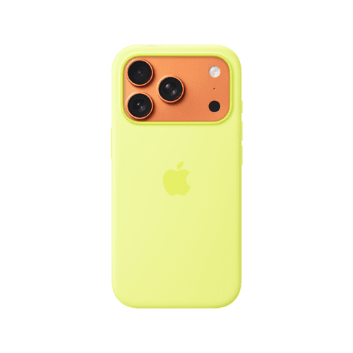 Apple Silicone MagSafe Case for iPhone 17 Pro - Neon Yellow