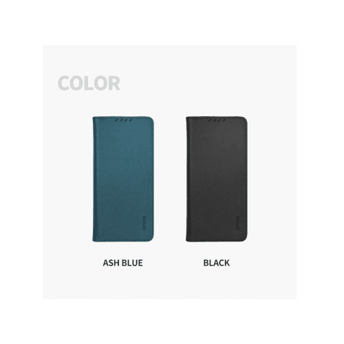 Araree Mustang Diary Wallet Case for Galaxy S26 Ultra - Ash Blue
