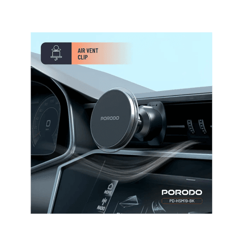 Porodo 2 In 1 Magsafe Car Mount - Black