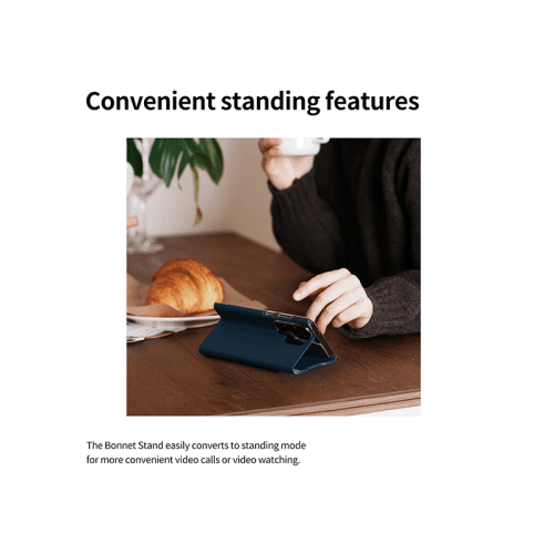 Araree Bonnet Diary Stand Wallet Case for Galaxy S26 Ultra - Black