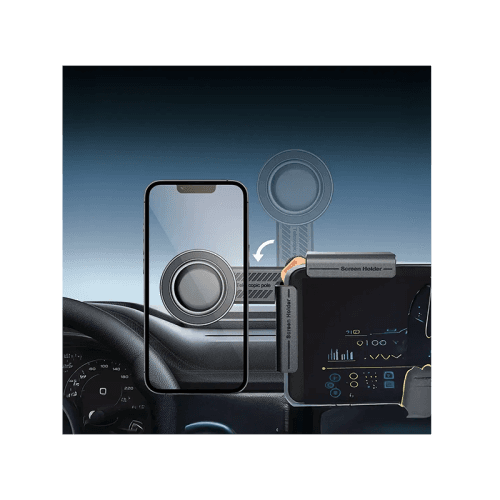 Porodo 360° Adjustable Magsafe Car Screen Mount - Black