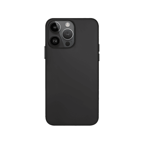 Smart Premium Silicone Magnetic Case for iPhone 14 Pro - Black