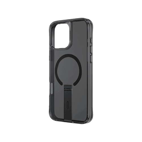 Uniq Hybrid Eleva MagSafe Case with Vertical Stand for iPhone 16 Pro Max – Carbon Black