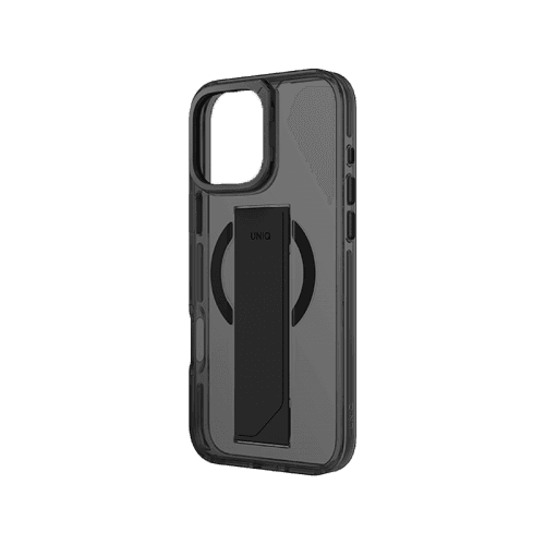 Uniq Hybrid Heldro Max MagSafe Case with Camera Stand for iPhone 16 Pro - Vapour Smoke
