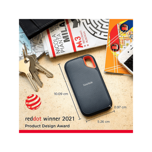 SanDisk Extreme Portable SSD 1TB External Hard Drive - Black
