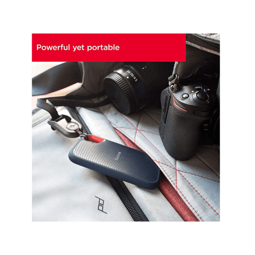 SanDisk Extreme Portable SSD 1TB External Hard Drive - Black