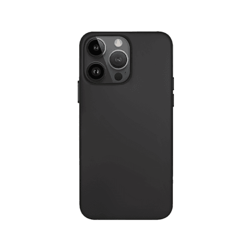 Smart Premium Silicone Magnetic Case for iPhone 14 Pro Max - Black