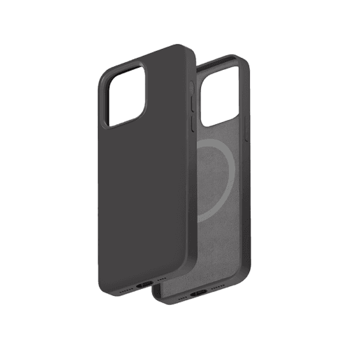 Smart Premium Silicone Magnetic Case for iPhone 14 Pro Max - Black
