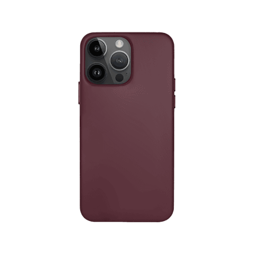 Smart Premium Silicone Magnetic Case for iPhone 14 Pro Max - Plum
