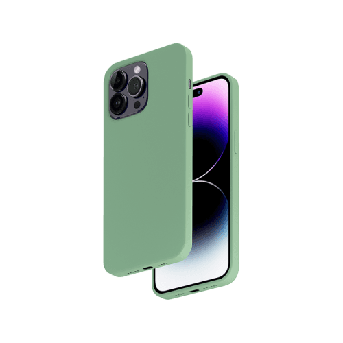 Smart Premium Silicone Magnetic Case for iPhone 14 Pro Max - Green