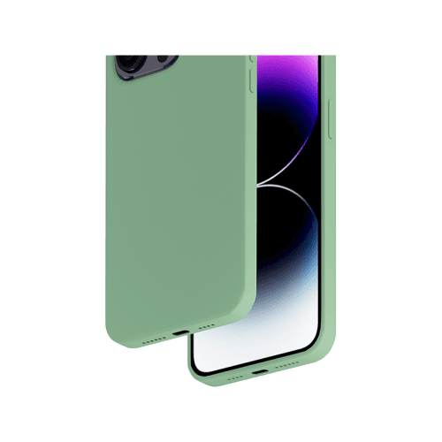 Smart Premium Silicone Magnetic Case for iPhone 14 Pro Max - Green