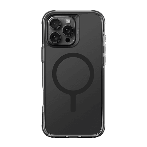 Uniq Hybrid Combat MagSafe Case for iPhone 16 Pro Max – Carbon Black