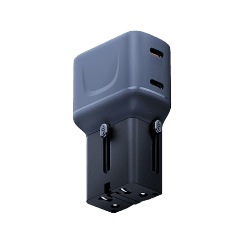 Energea TravelGo Adapter 30 2 Port USB-C 30W PD Travel Adapter - Indigo Blue