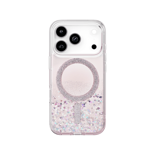 Uniq Coehl Solea Magsafe Case for iPhone 17 Pro - Glitter Hearts