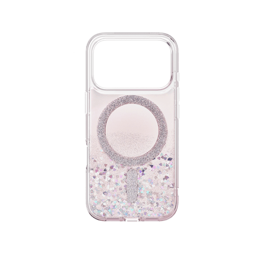 Uniq Coehl Solea Magsafe Case for iPhone 17 Pro - Glitter Hearts