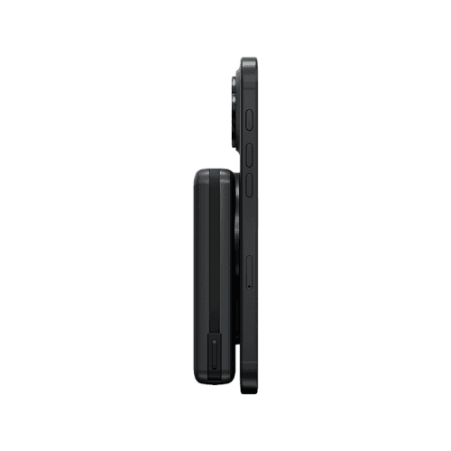 Energea MagPac Pro Plus With MagSafe 10000mAh Power Bank With Built-in Cable and Stand - Gunmetal / Black