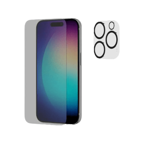 Tech21 Impact Glass Screen & Camera Lens Protector for iPhone 15 Pro Max