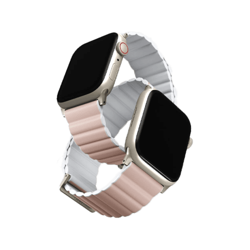 Uniq Revix Premium Edition Reversible Strap For Apple Watch 38/40/41mm - Blush Pink / White