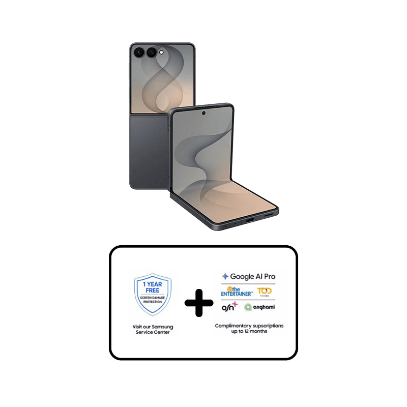 Pre Order - Samsung Galaxy Z Flip 8 5G Mobile 12GB/512GB - Graphite