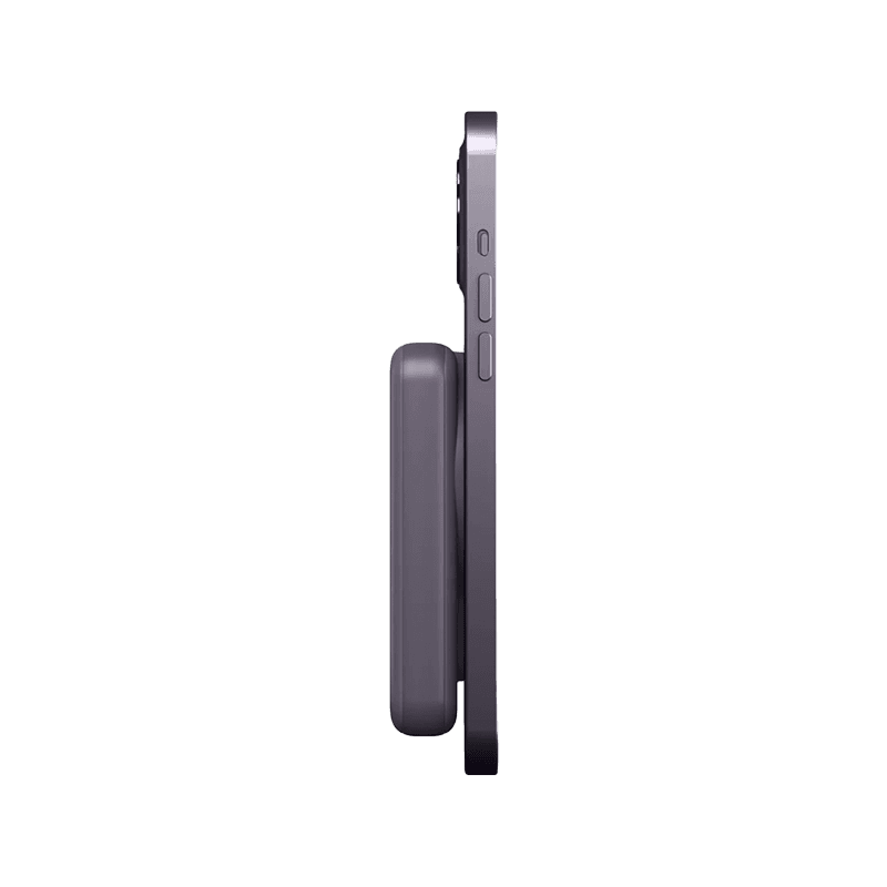 Energea Magpac Mini Ultra Slim Magsafe Compatible Power Bank With Stand 10000mAh - Purple