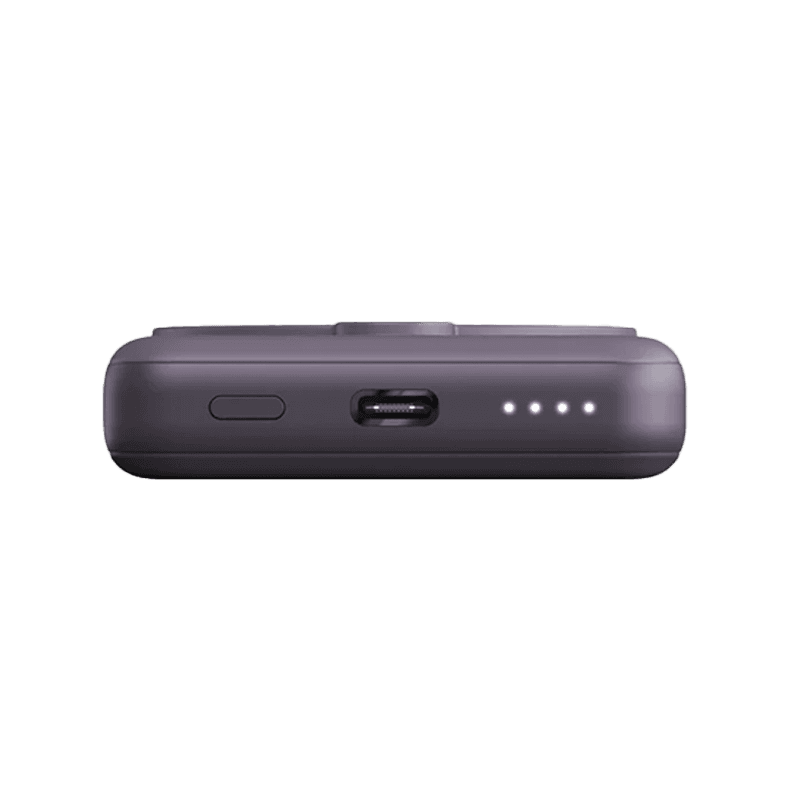 Energea Magpac Mini Ultra Slim Magsafe Compatible Power Bank With Stand 10000mAh - Purple
