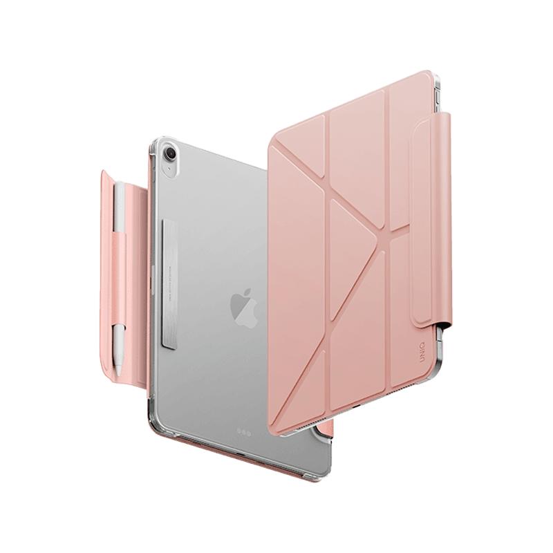 Uniq Camden Lite Case With Detachable Pencil Sleeve for iPad 11" (A16) - Blush Pink