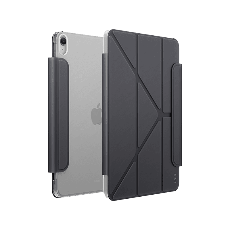 Uniq Camden Lite Case With Detachable Pencil Sleeve for iPad 11" (A16) - Charcoal Grey