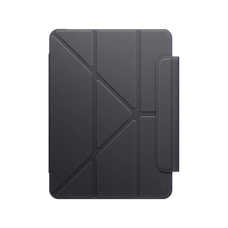 Uniq Camden Lite Case With Detachable Pencil Sleeve for iPad 11" (A16) - Charcoal Grey