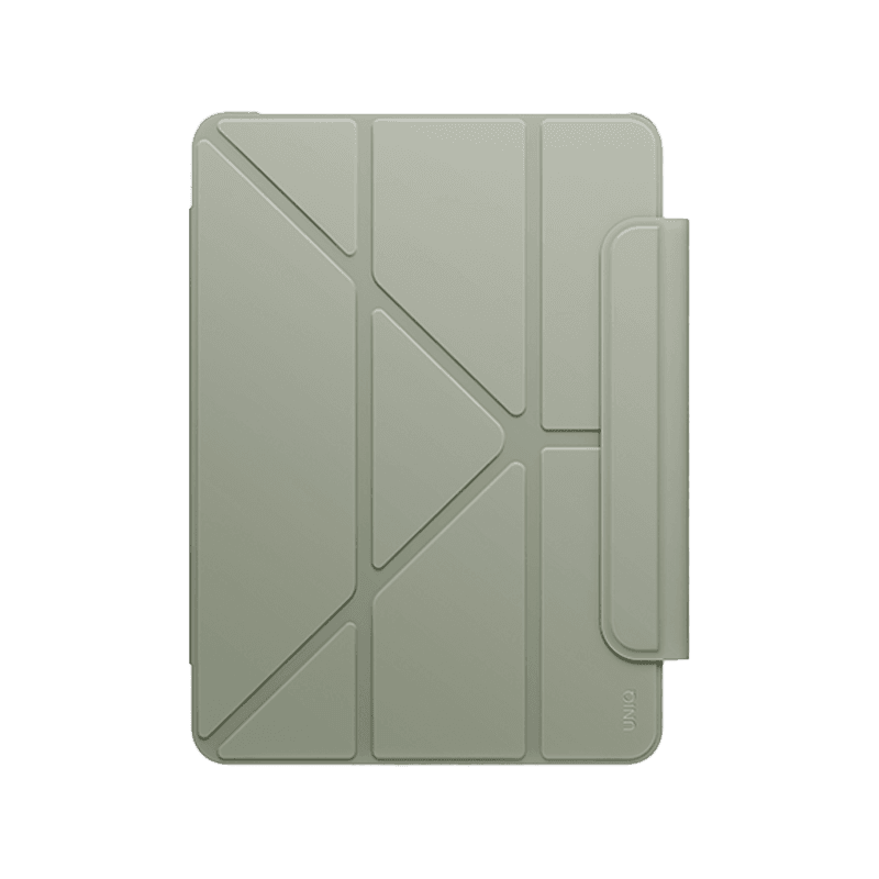 Uniq Camden Lite Case With Detachable Pencil Sleeve for iPad 11" (A16) - Sage Green