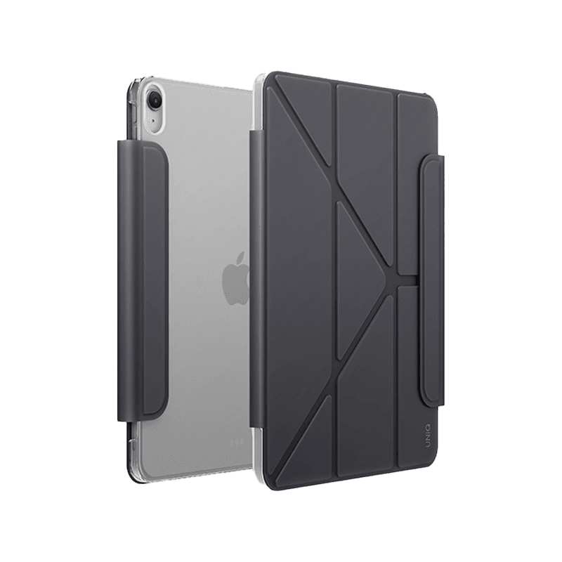 Uniq Camden Lite Case With Detachable Pencil Sleeve for iPad Air 11" (M2-M4) - Charcoal Grey