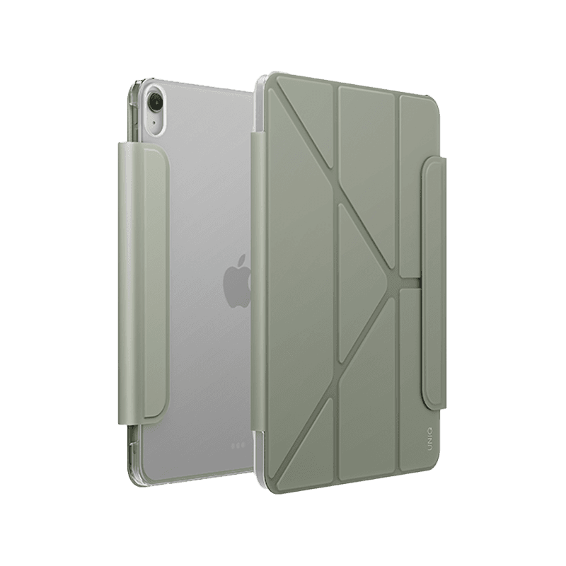 Uniq Camden Lite Case With Detachable Pencil Sleeve for iPad Air 11" (M2-M4) - Sage Green