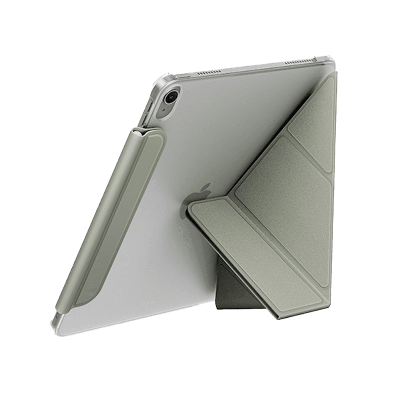 Uniq Camden Lite Case With Detachable Pencil Sleeve for iPad Air 11" (M2-M4) - Sage Green