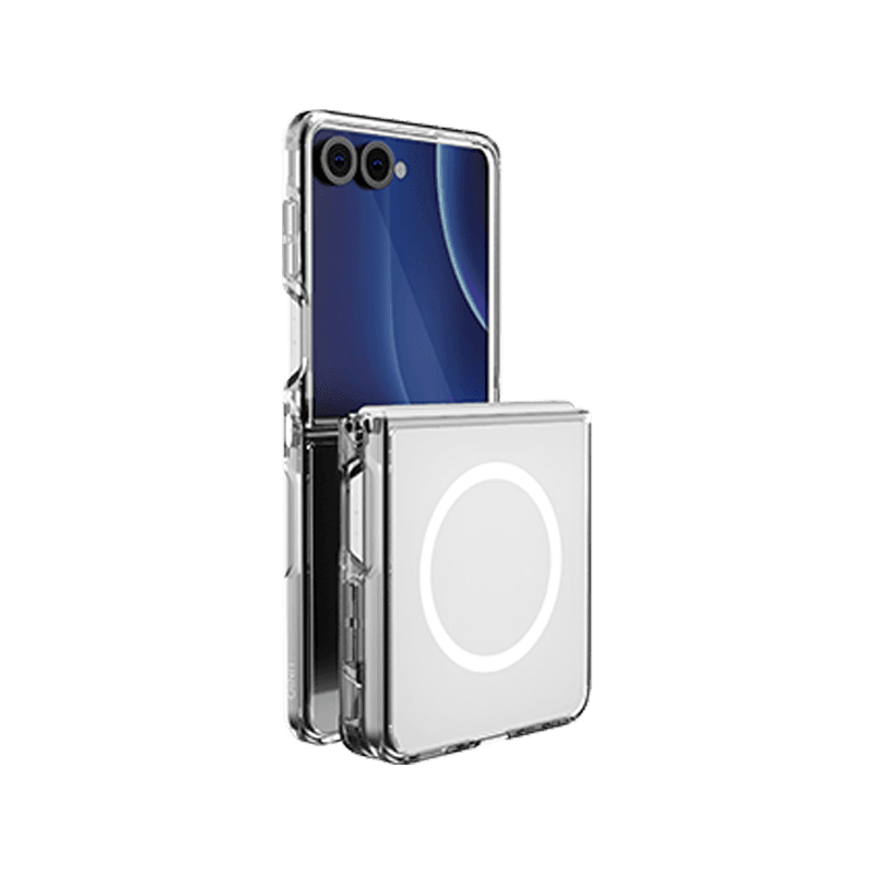 Uniq Hybrid Lfepro Xtreme MagSafe Case For Samsung Galaxy Z Flip 8 - Crystal Clear