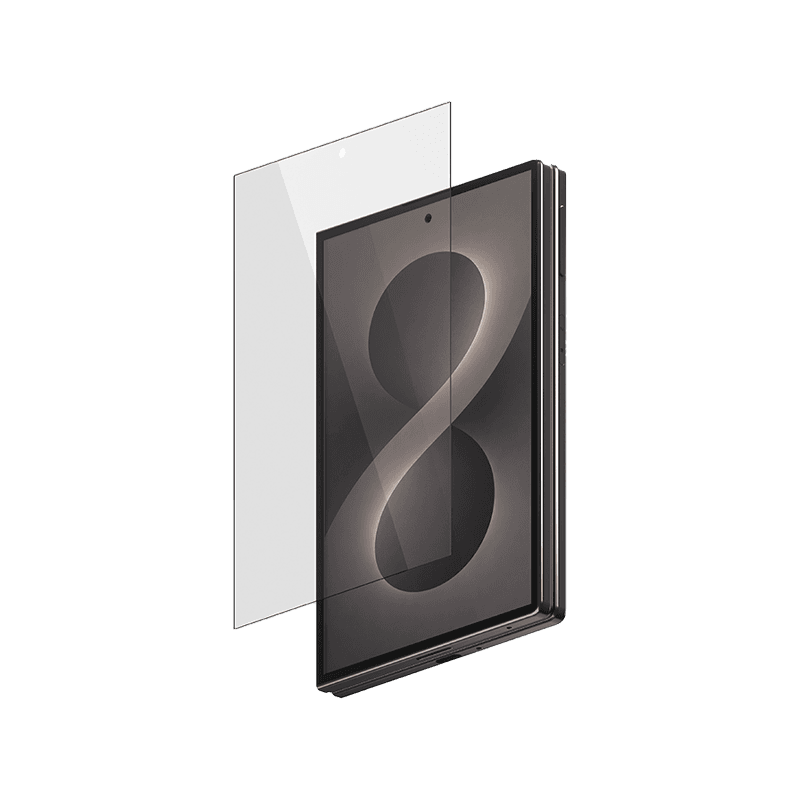 Smart Premium Ultra Guard Magnetic Bundle for Samsung Galaxy Z Fold 8 (Screen Protector + Clear Case)