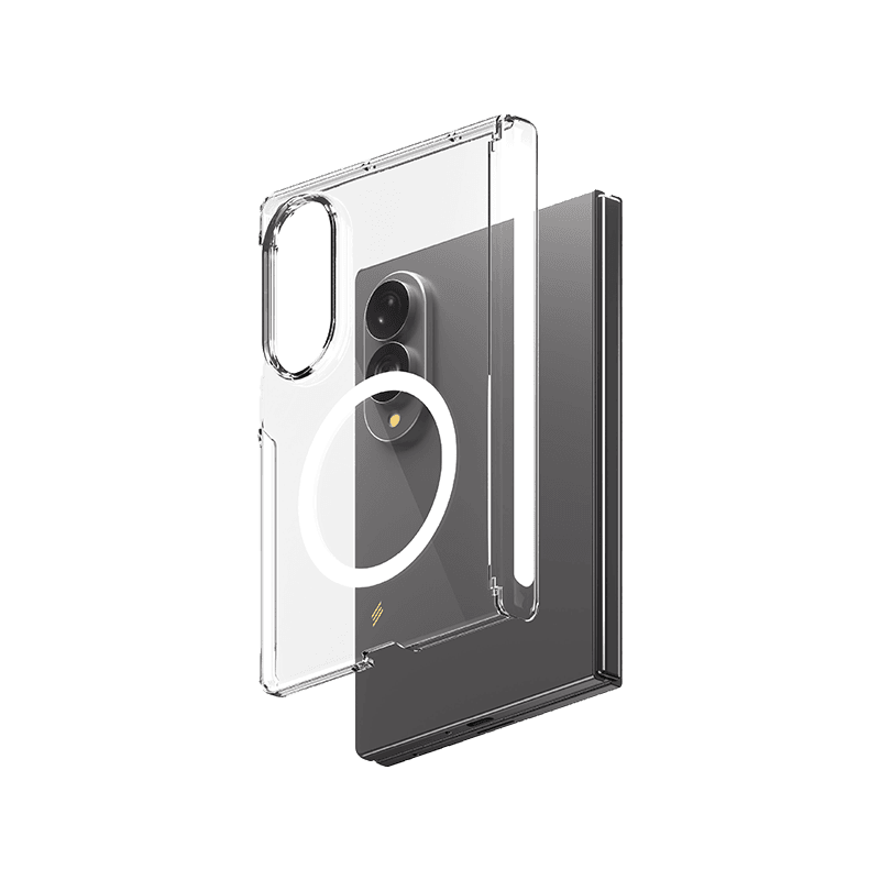 Smart Premium Ultra Guard Magnetic Bundle for Samsung Galaxy Z Fold 8 (Screen Protector + Clear Case)