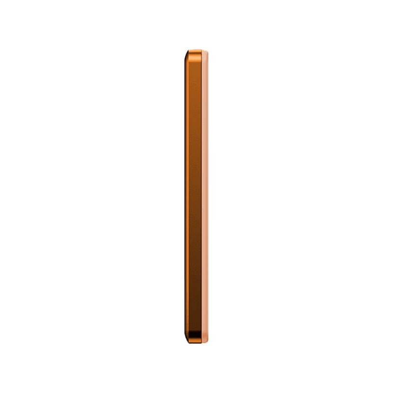 Energea AluPac Mini Aluminum MagSafe 5000mAh Power Bank - Orange