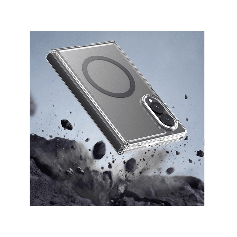 Araree Duple Magsafe Case For Samsung Galaxy Z Fold 8 - Clear Black