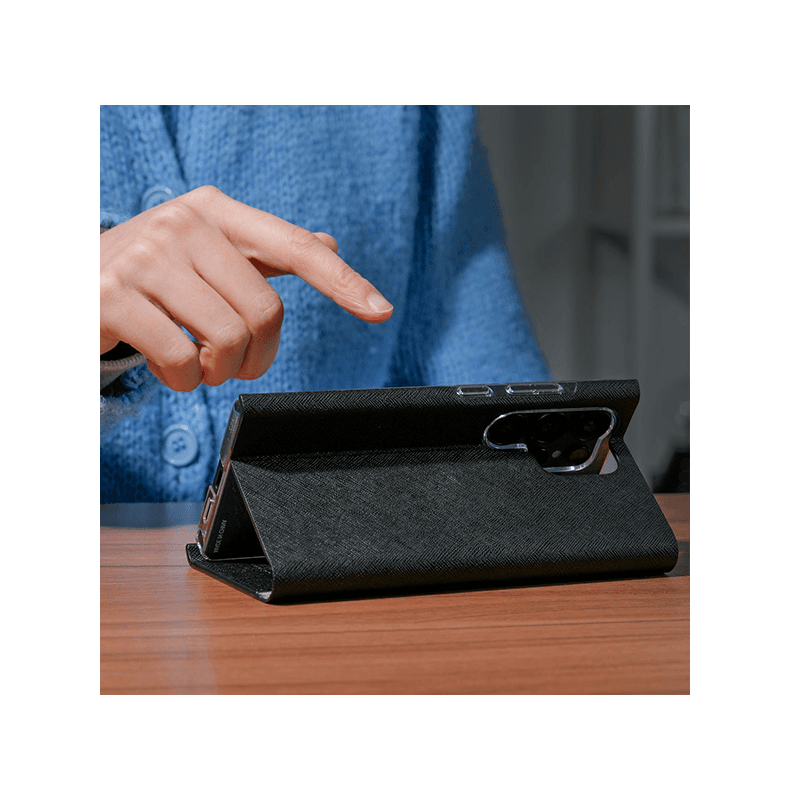 Araree Bonnet Diary Case for Galaxy S25 Ultra - Black