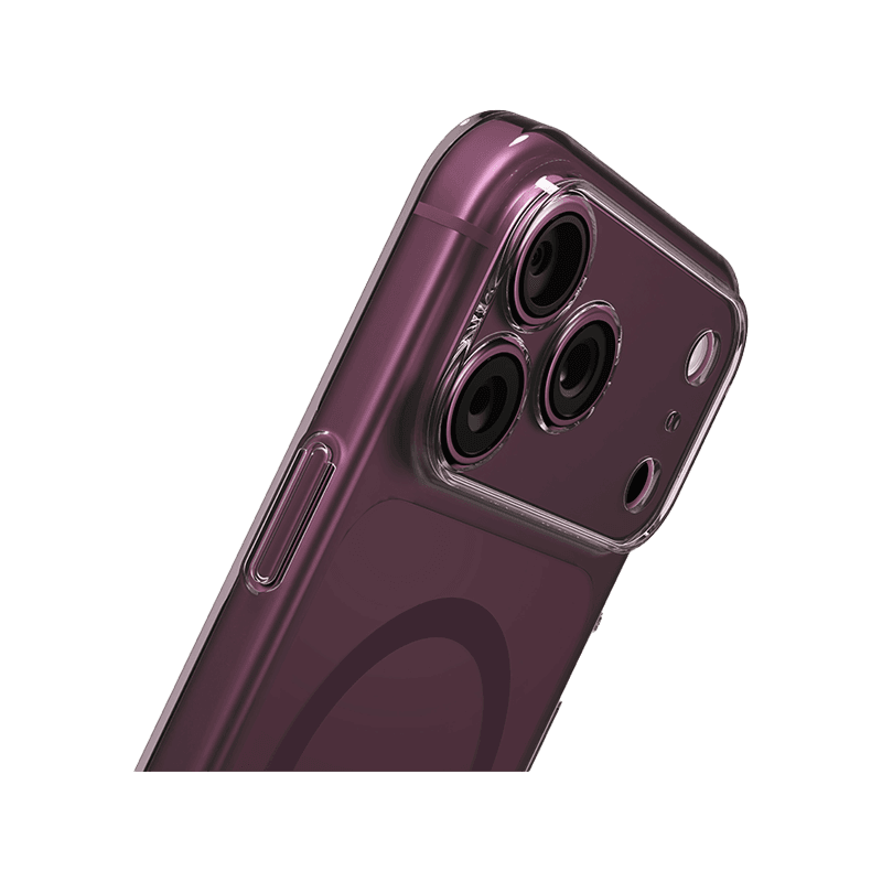 Uniq Hybrid Airsuit MagSafe Case for iPhone 18 Pro Max - Glossy Burgundy