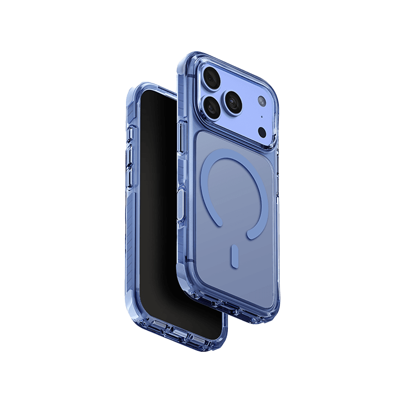 Uniq Hybrid Combat MagSafe Case for iPhone 18 Pro - Polar Blue