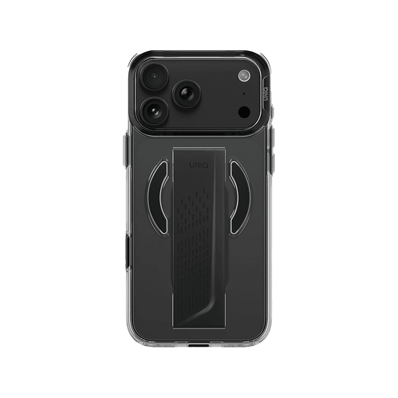Uniq Hybrid Heldro Air MagSafe Case for iPhone 18 Pro Max - Tinted Smoke